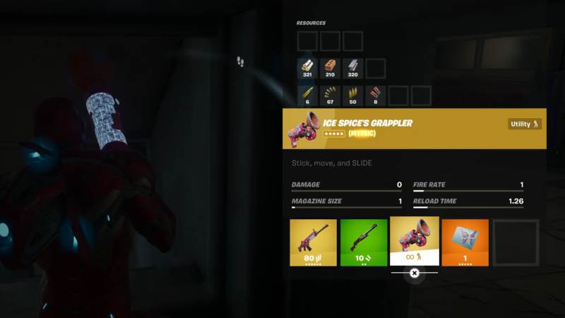 Where to find Ice Spice mythic grappler in Fortnite
