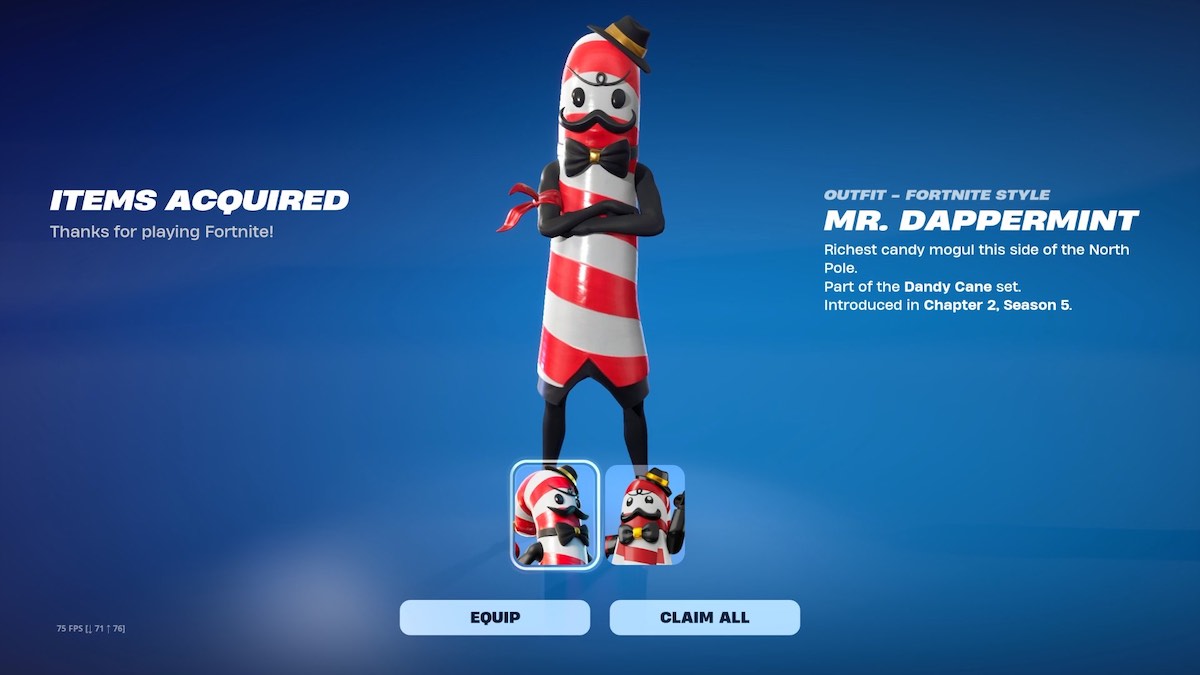 New Free Mr Dappermint Fortnite Skin New Free Mr Dappermint Fortnite Skin