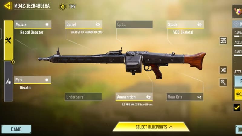 Best Loadout for the MG42