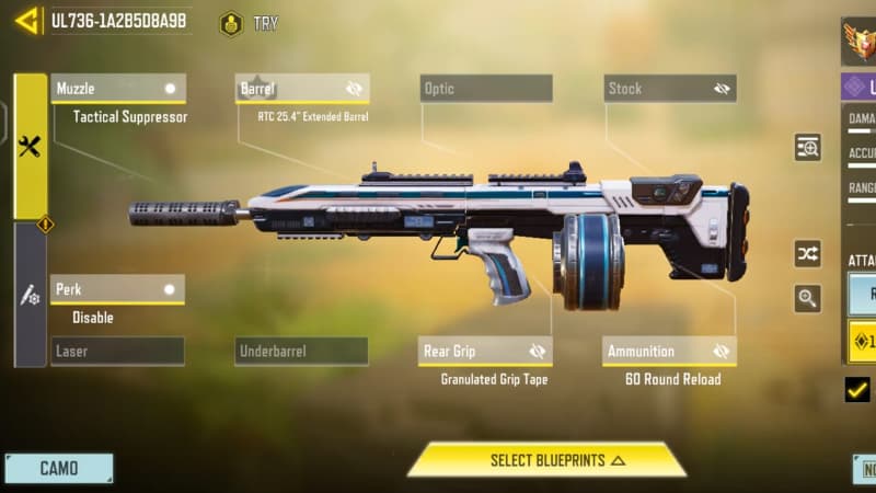 Best Loadout for the UL736