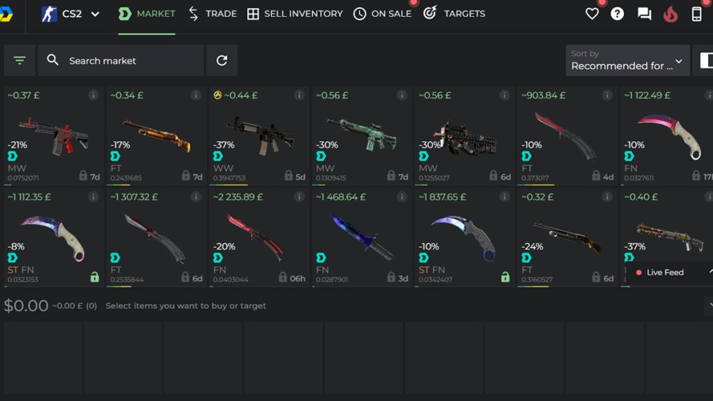 DMarket CS2 marketplace