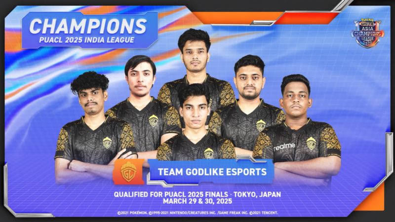GodLike Esports Wins 2025 PUACL India