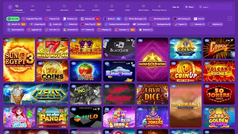 betplays casino lobby