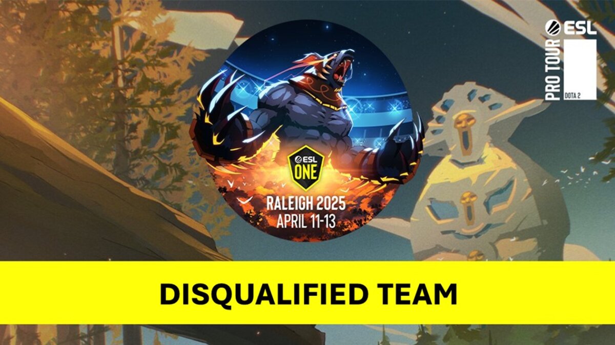 Team disqualified at ESL One Raleigh 2025 for using a ringer (Image credit: ESL)