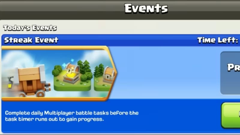 What is the Streak Event?