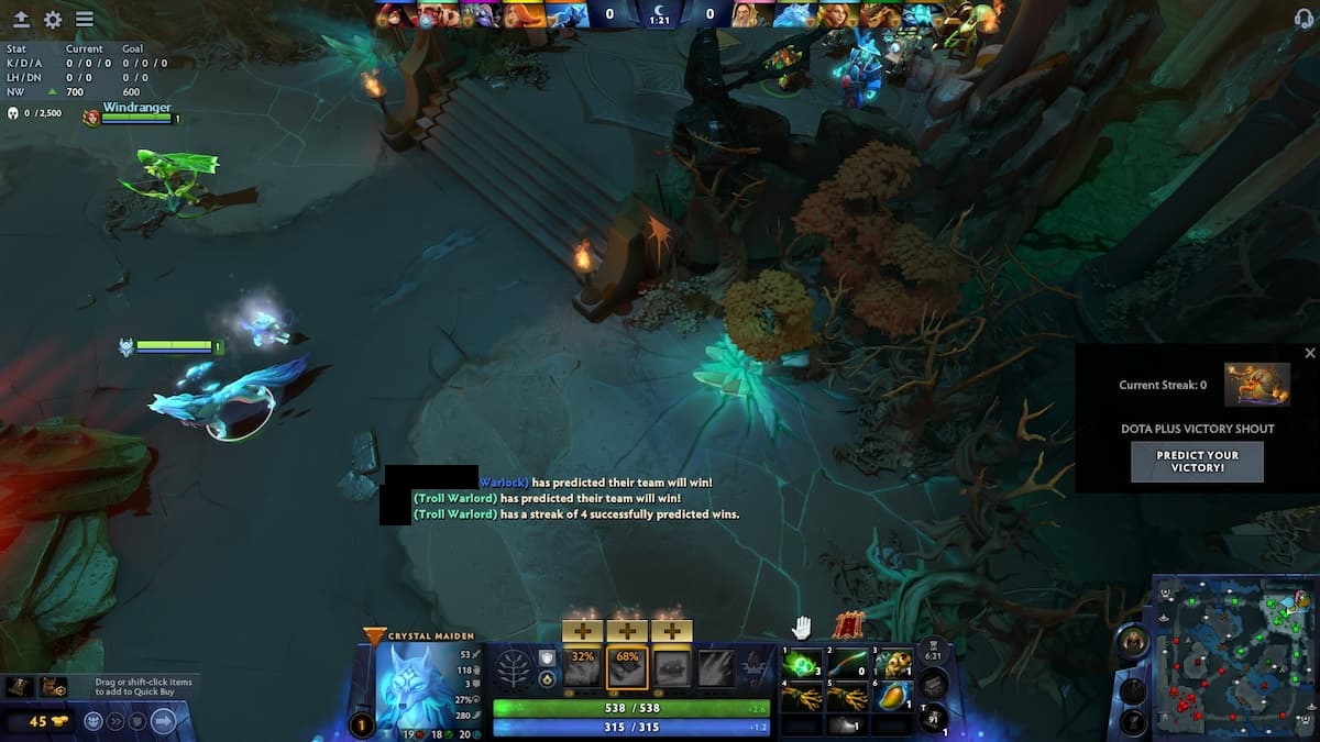 Dota 2 predictions