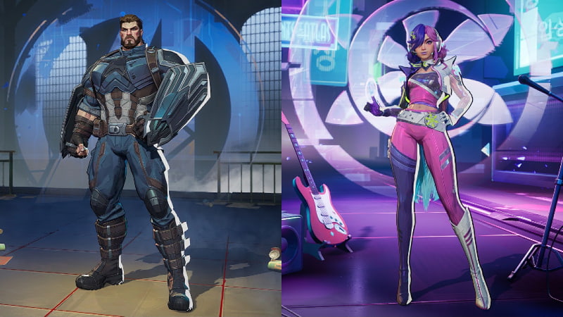 New Skins: Luna Snow and Captain America