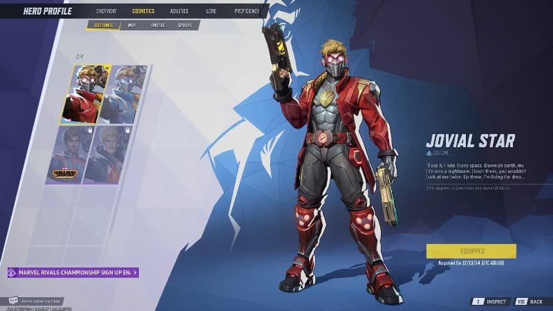 Star-Lord – Jovial Star