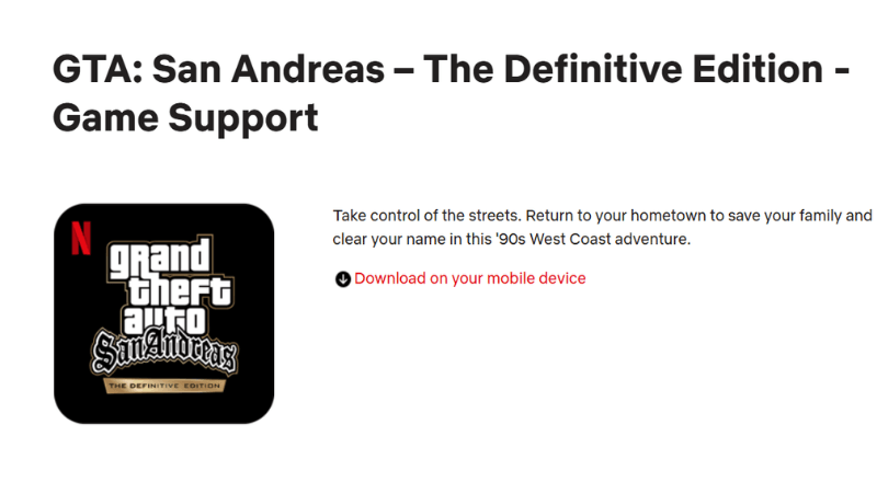 Netflix san andreas skärmbild