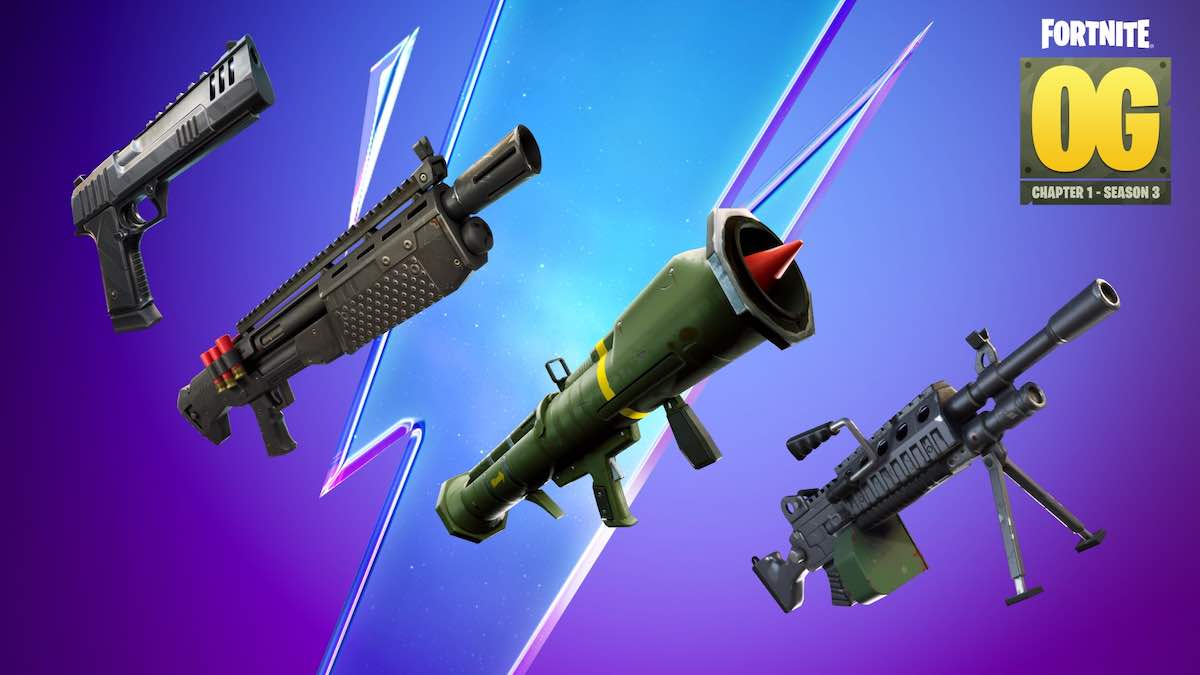 Fortnite OG Weapons Tier List