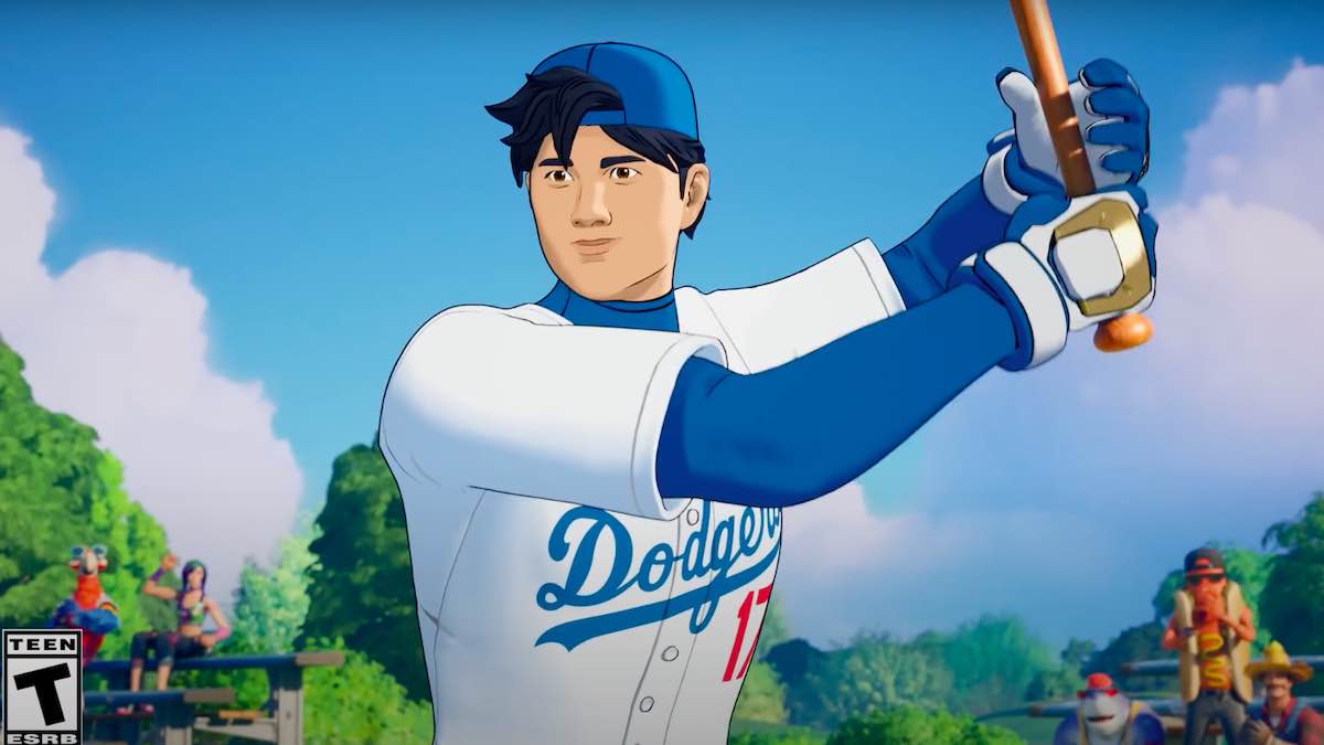 Shohei Ohtani Fortnite Skin Arrives