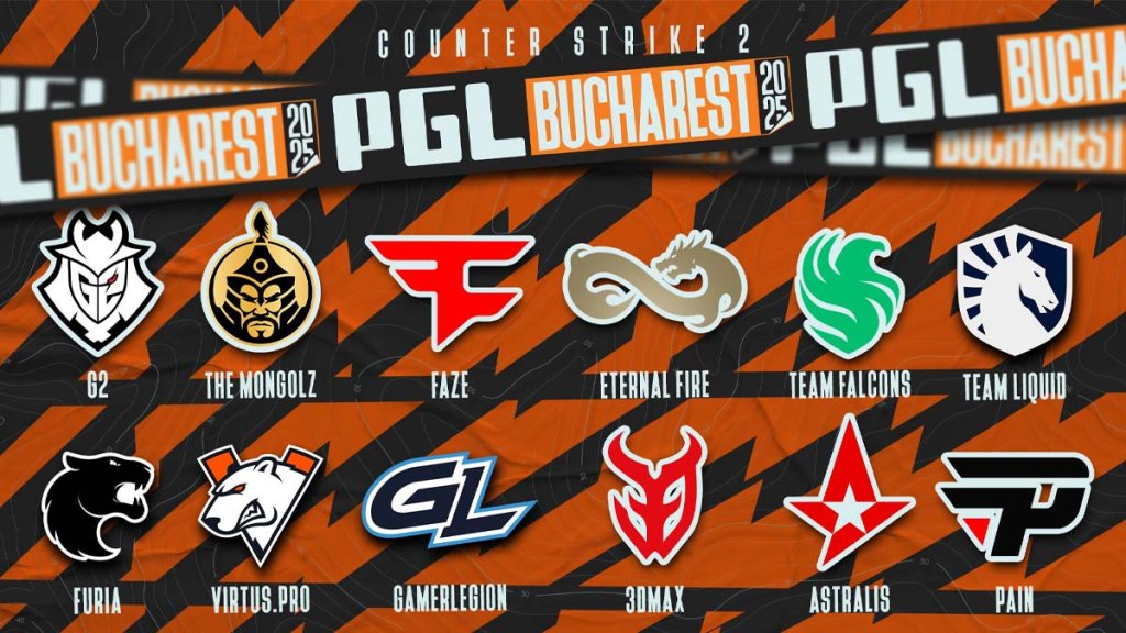 PGL Bucharest 2025 Invited Teams