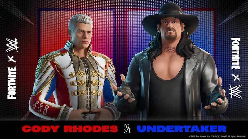 Fortnite WWE Skins - Undertaker Cody Rhoades