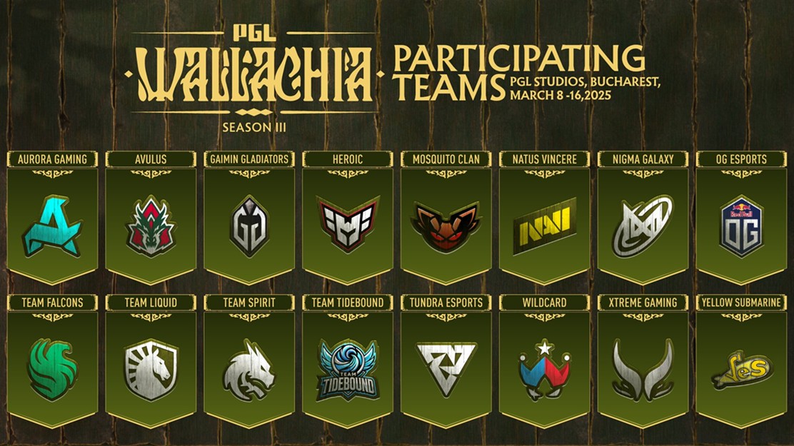 Teams at PGL Wallachia S3 (Image credit: PGL)