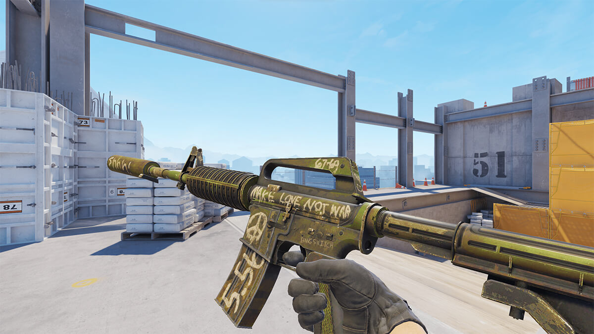 image of the flashback cs2 skin for m4a1-s