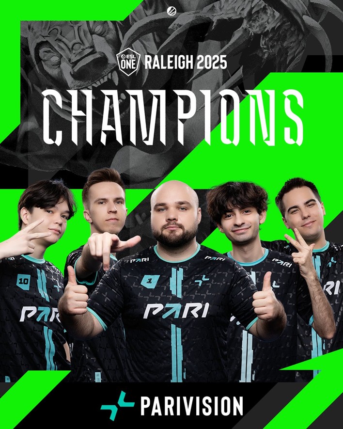 ESL One Raleigh 2025 Champions (Image credit: ESL)