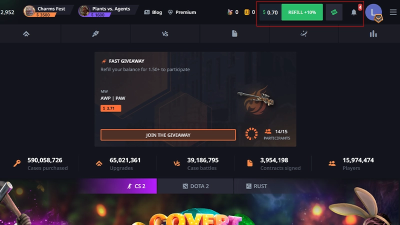 hellcase claim promo code