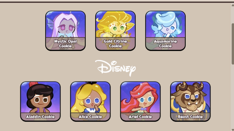 Guest Cookies in Cookie Run