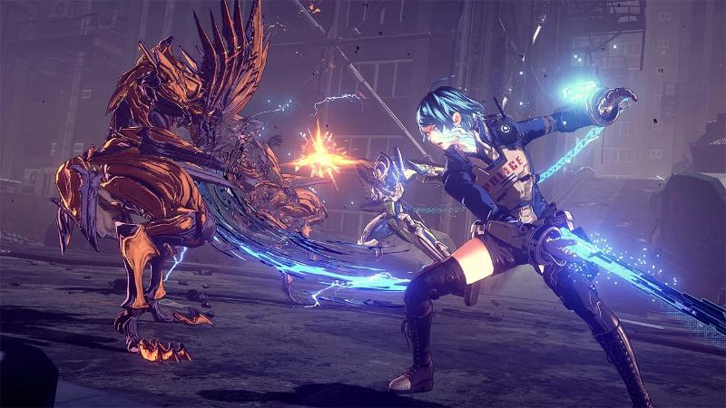 Astral Chain action game on switch