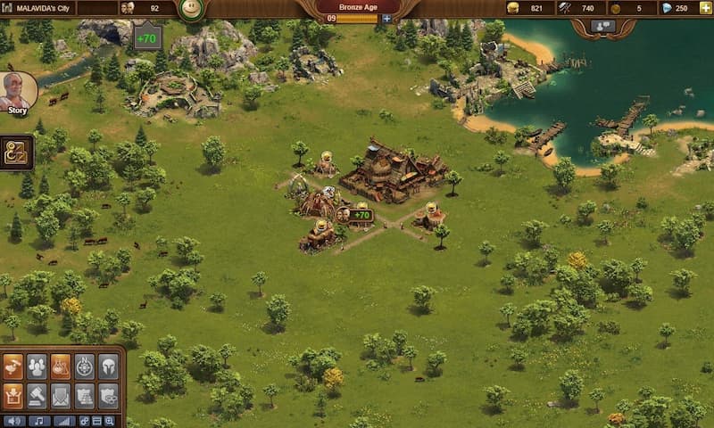 Forge of Empires, one of the best city builder games on ios