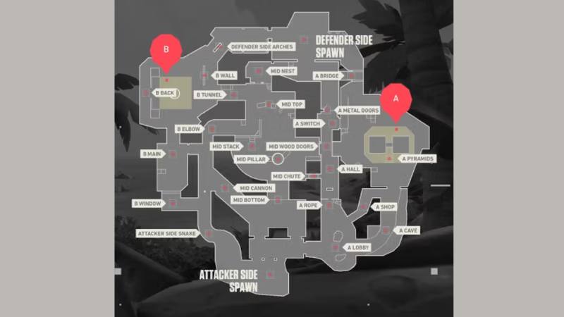 Map Layout and Callouts of Breeze Map
