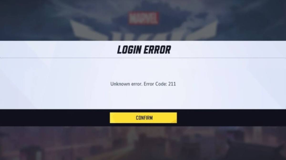 Marvel Rivals error code 211