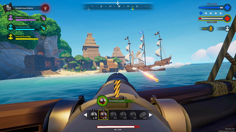 Blazing sails