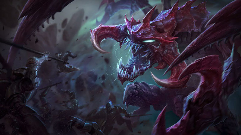 one of the best tanks in lol, cho gath