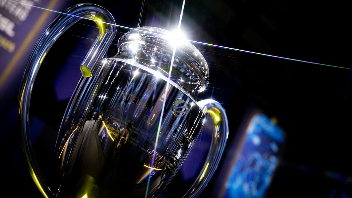 The famous trophy of IEM Katowice.