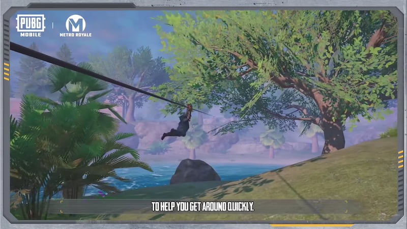 Zip Lines in PUBG Mobile Misty Port Map