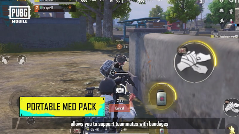 Portable Med Pack in PUBG Mobile 3.8 Update
