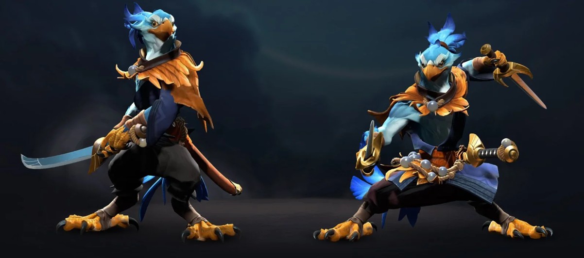 Kez's two disciplines: Katana and Sai (Image credit: Dota 2)