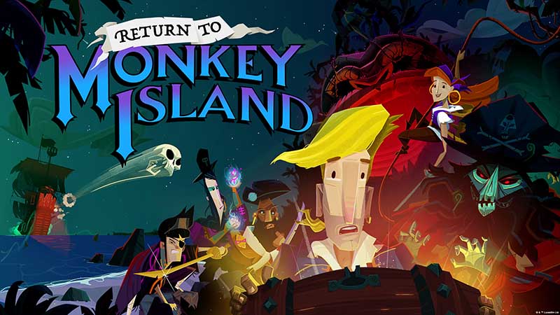 promo image of the return to monkey island pirate game