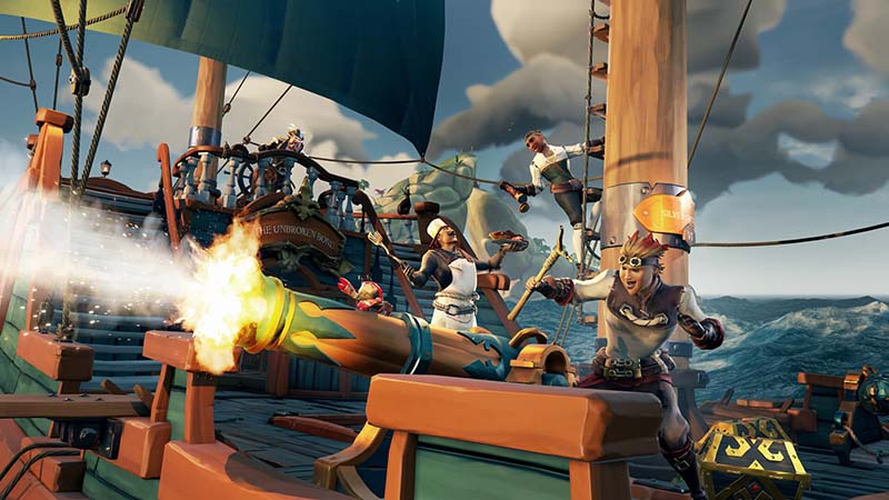sea of thieves screenshot, one of the most popular pirate games