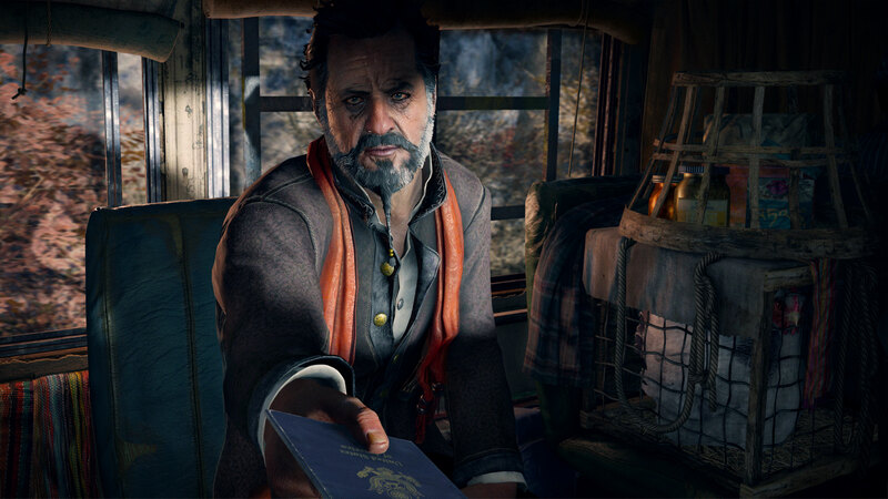FC4 scene where passport is given to player's character