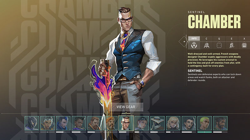 valorant lore, agent chamber