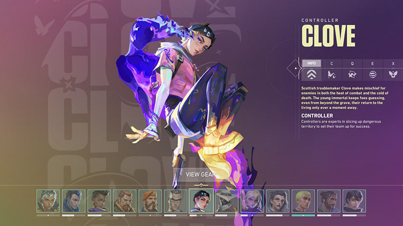 clove agent in the valorant game