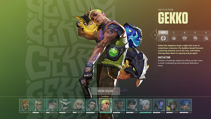 in-game agent called gekko