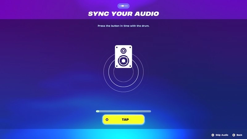 Fortnite Festival Calibrate