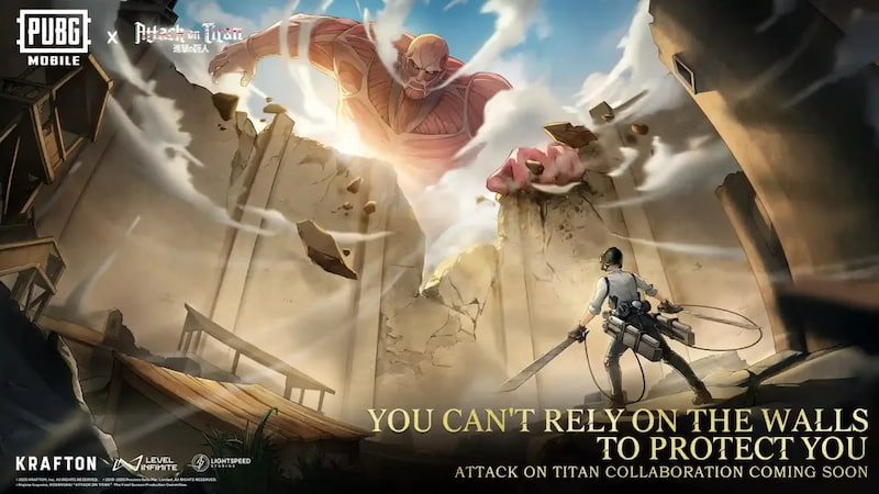 PUBG Mobile x Attack on Titan Collaboration