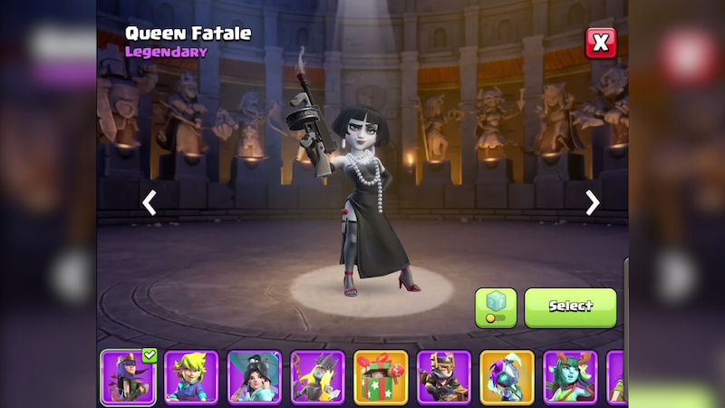 Queen Fatale CoC June Gold Pass