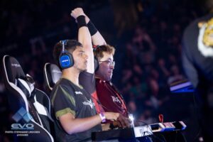 Arslan and Knee facing off in the Grand Finals at EVO 2019