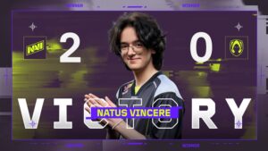 NAVI 2-0 Scoreboard versus Team Heretics in VCT EMEA