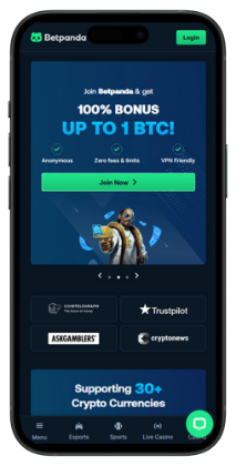 VPN-Friendly-Casinos-Betpanda-Casino-lobby