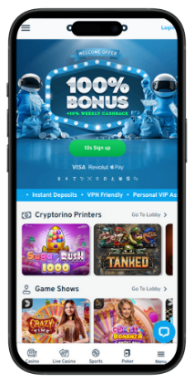 VPN-Friendly-Casinos-Cryptorino-lobby
