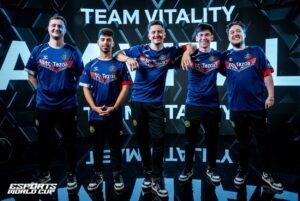 Team Vitality's 2024 roster at the 2024 Esports World Cup