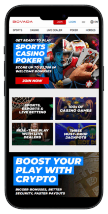 Bovada - Best betting site for live markets