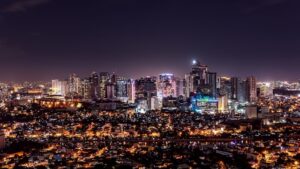 Makati City, Phillipines late at night