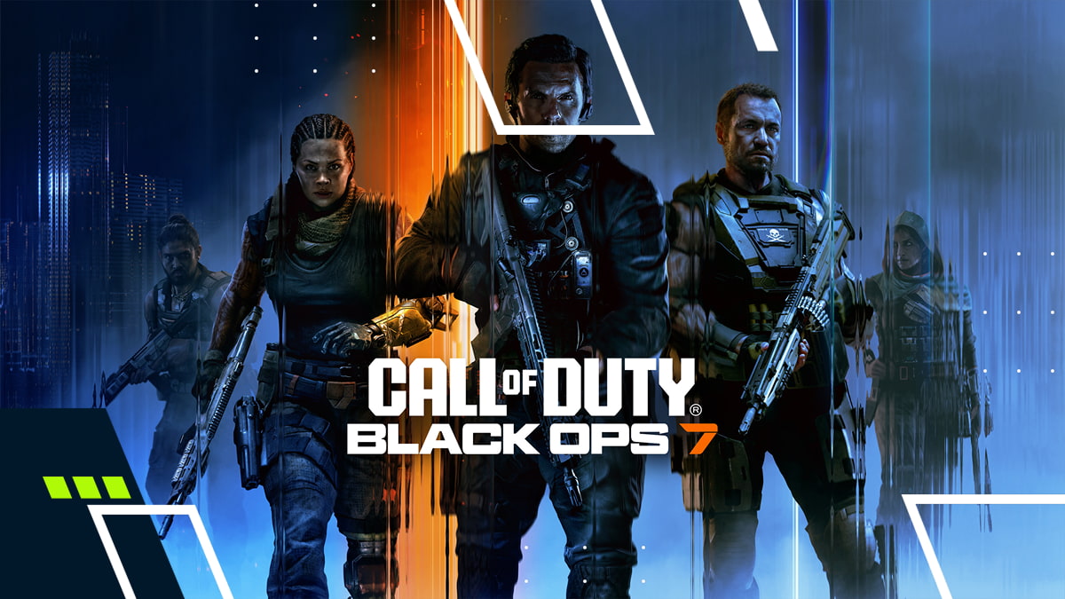 Call of Duty Black Ops 7 characters with logo