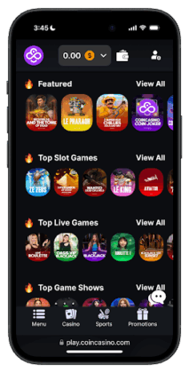 CoinCasino Dogecoin site